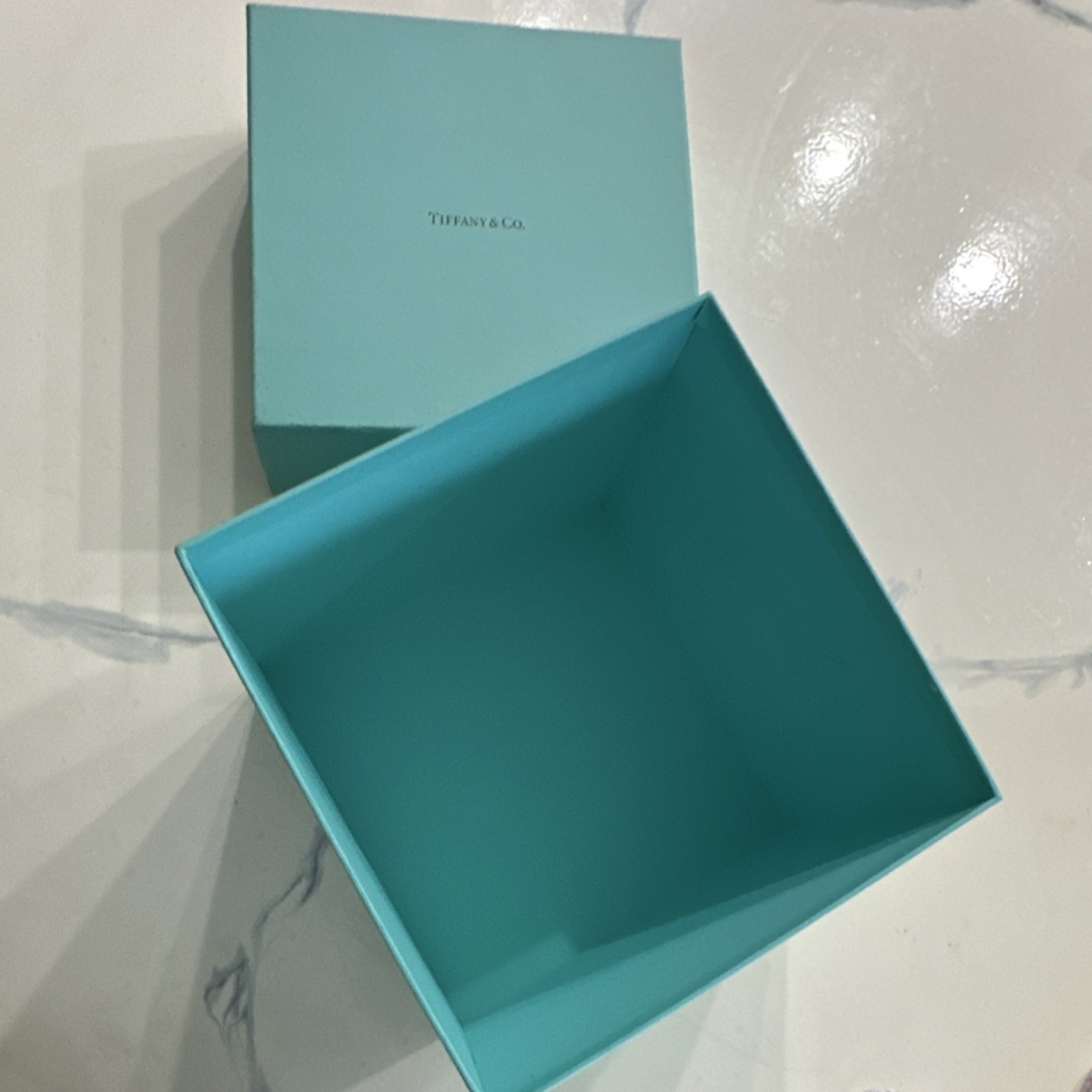 Authentic Tiffany & Co. Empty Blue Box for Small Star Bowl 5 3/4” – Box Only