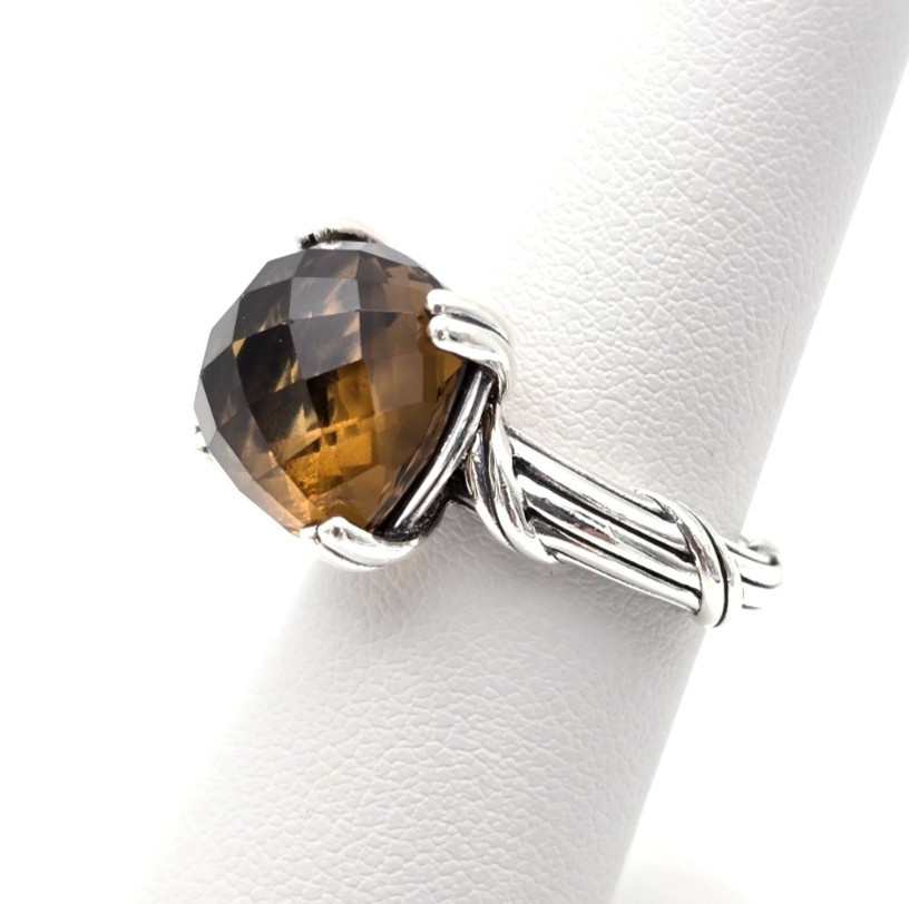 Peter Thomas Roth (PTR) Sterling Silver Ribbon Reed Fantasies Ring Sz 6