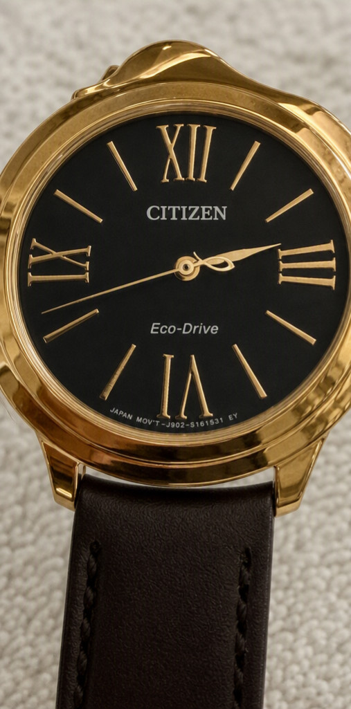 Citizen L Ceci Eco-Drive Brown Dial Ladies Watch EM1163-09X