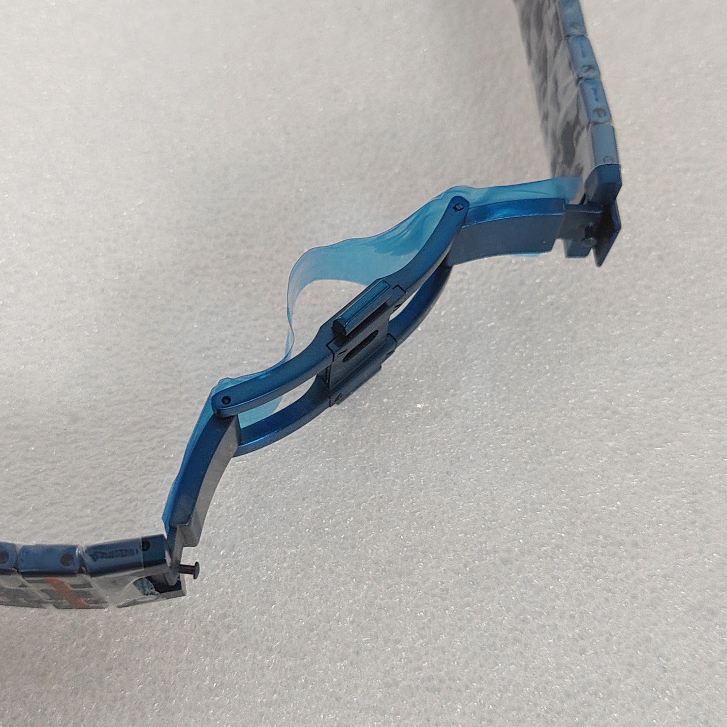 41mm Electroplate Blue Watch Case Sapphire for Nh35 Nh36 Movement 31.8mm Dial