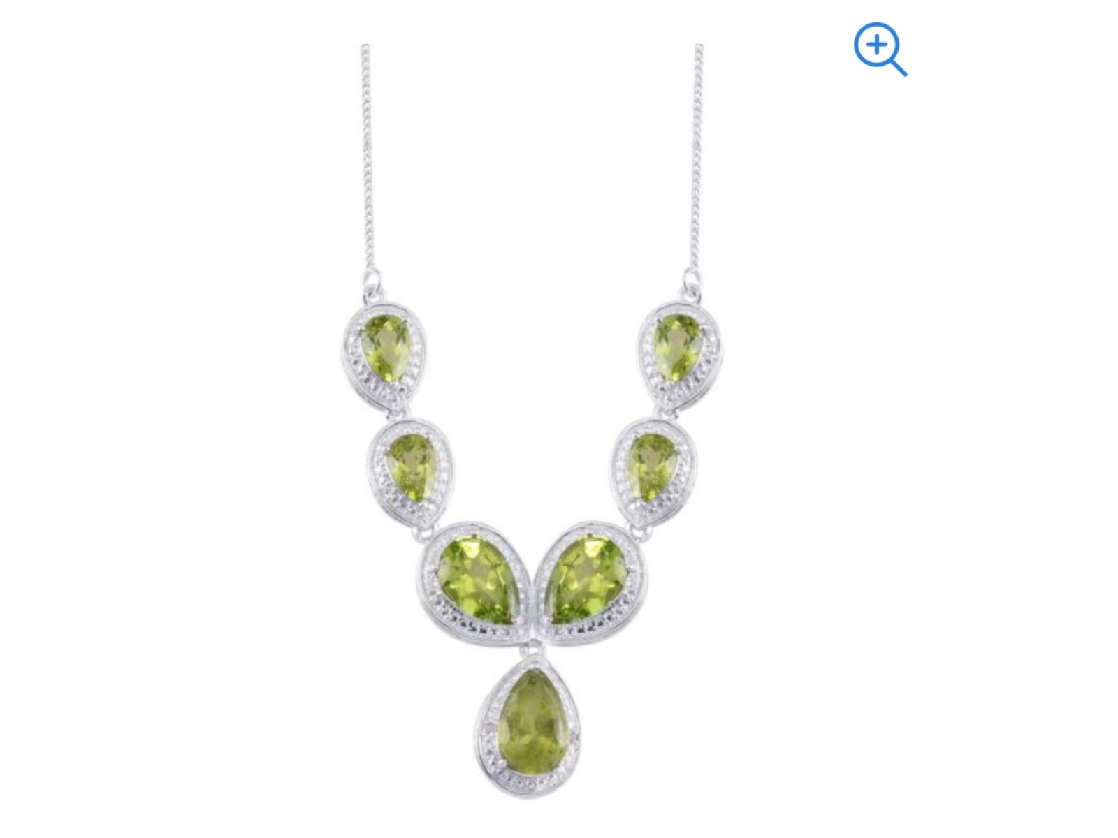 HEBEI PERIDOT , DIAMOND NECKLACE 