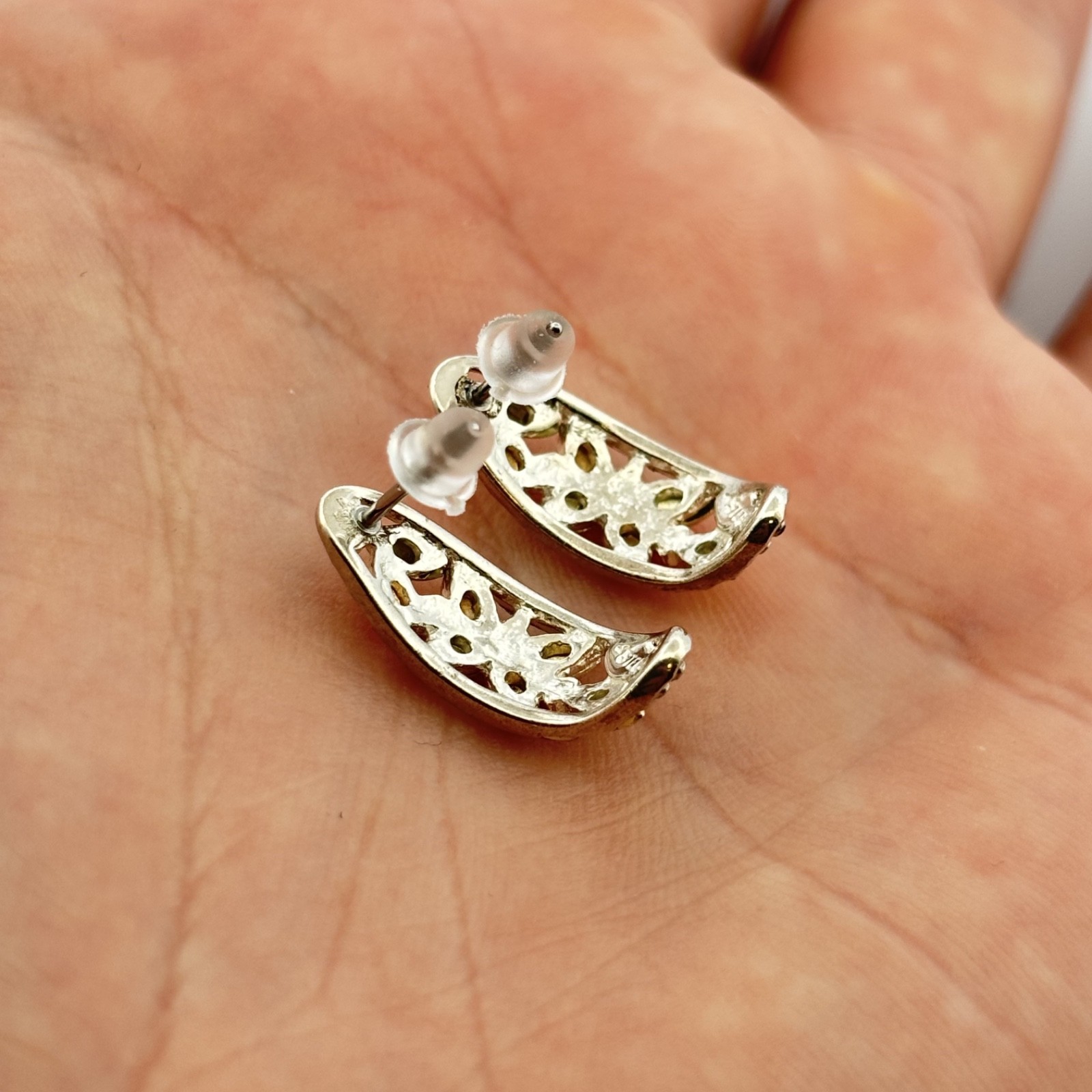Sterling Silver 925 12k Black Hills Gold Drop Earrings Landstrom’s Floral