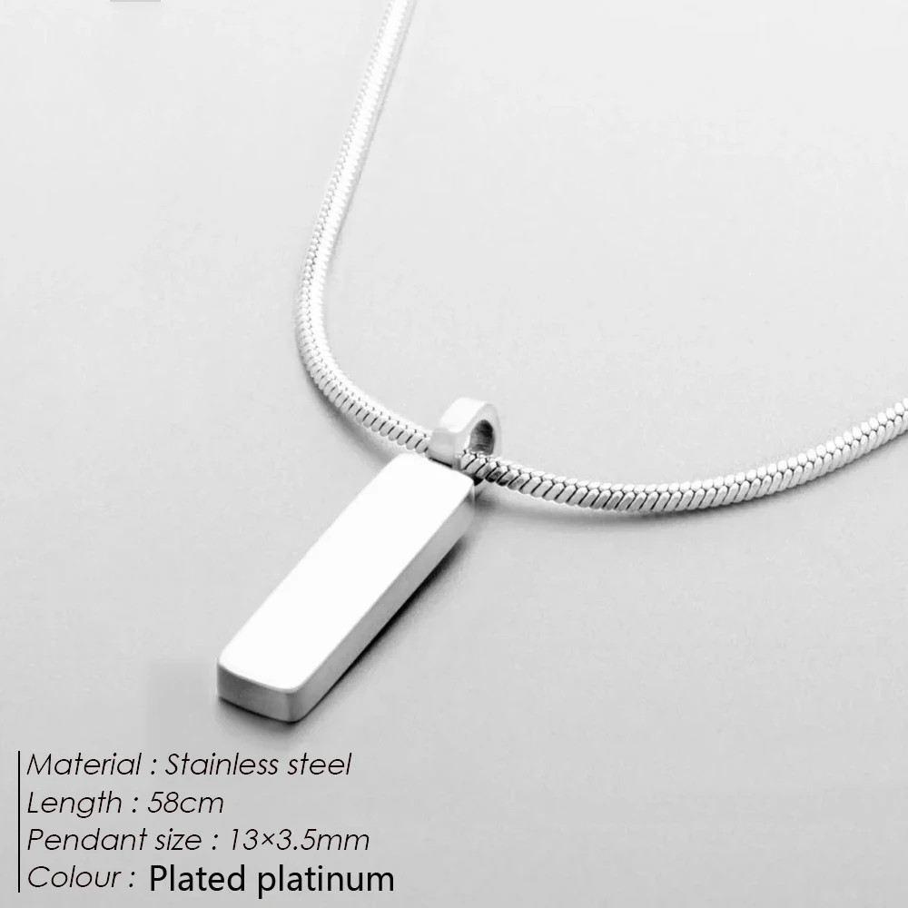 Men’s Jewelry Stainless Steel Non fading Necklace Hip Hop Cuban Chain cadenas pa
