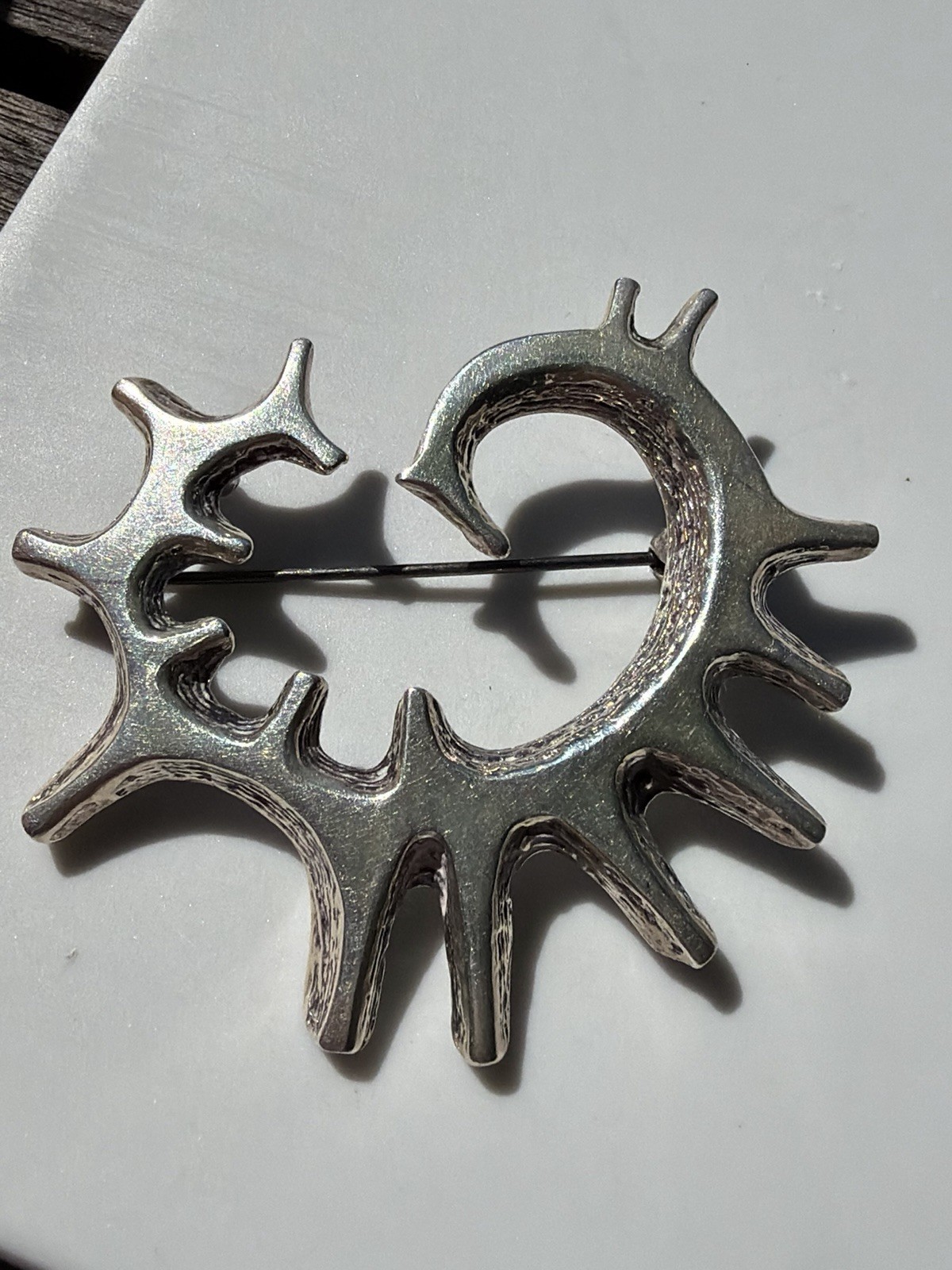 Studio Else & Paul sterling silver Pendant Brooch Norway Norwegian vtg 896