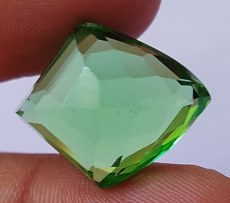 AAA+ 19.50 CT Green Peridot Fancy Cut Faceted Loose Gemstone @Best Offer Price