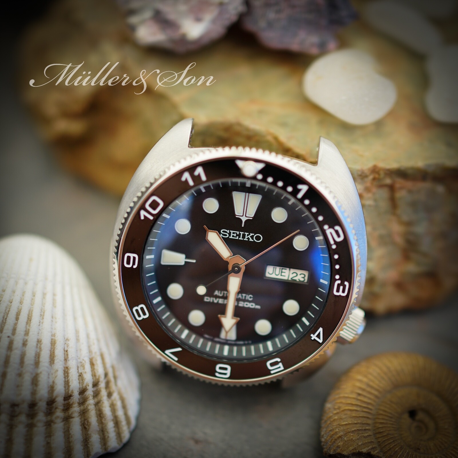 Coin Edge Bezel for Seiko SRP Turtle 120 Click Unidirectional ~ US Seller