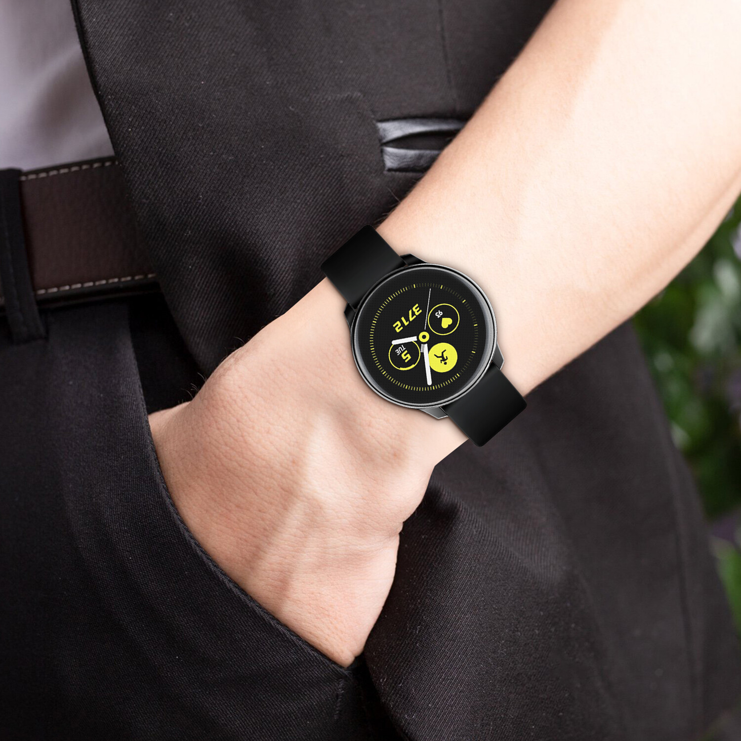 3 Pack For Samsung Galaxy Watch Active 40mm Case Soft TPU Screen Protector Cover