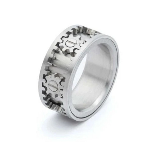 Kinekt Design Gear Ring – Stainless Steel – Original – Brand New