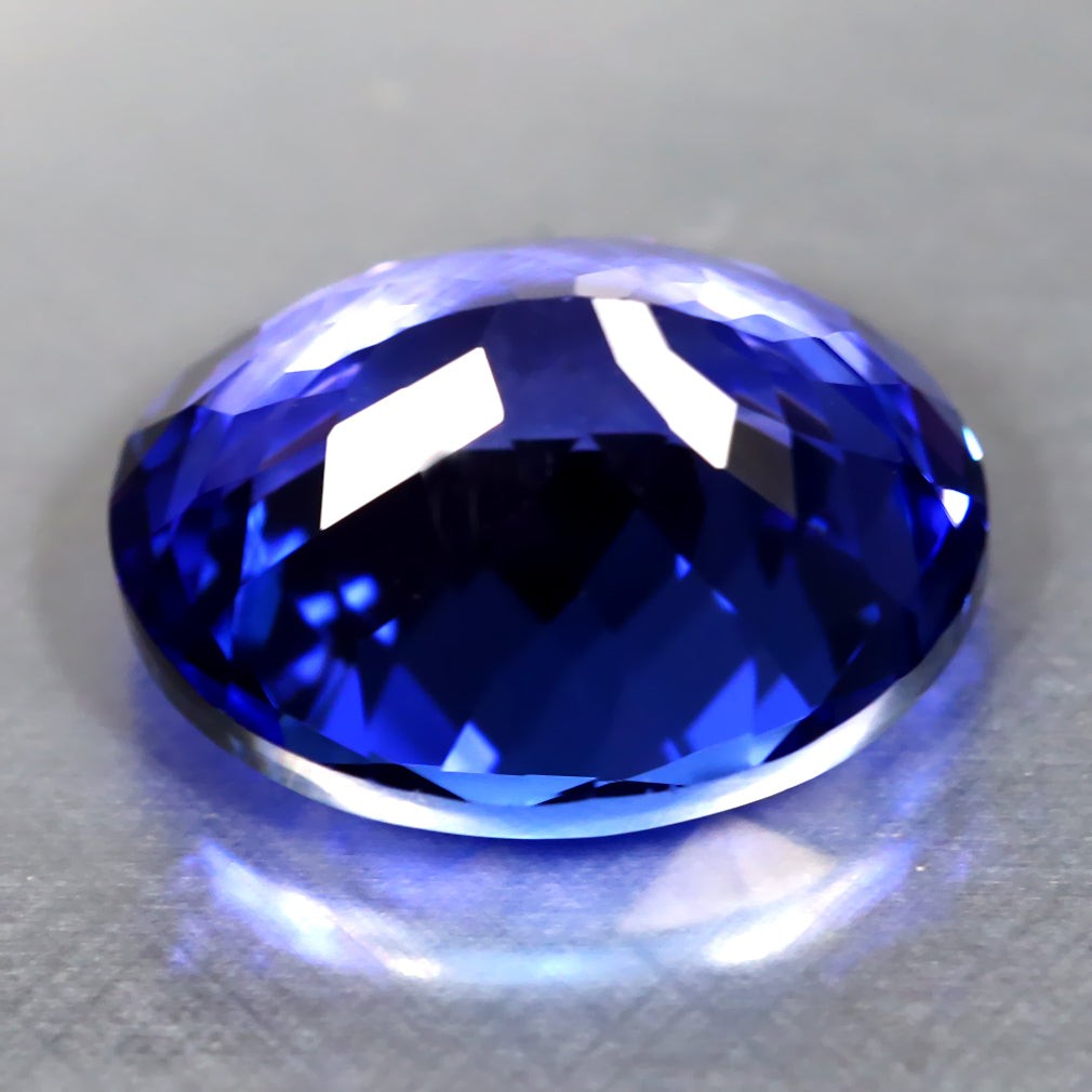 GIA Certified 7.50 ct AAAA Oval (13.24 x 11.09 mm) Natural D’Block Tanzanite