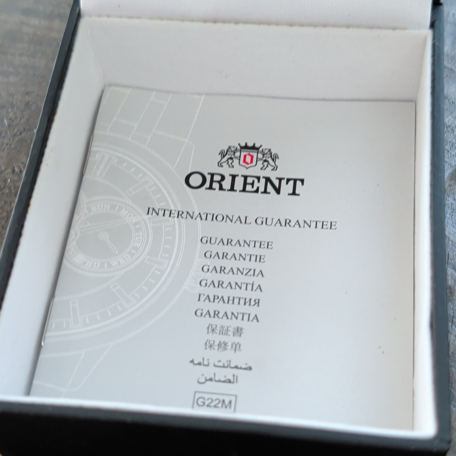 Orient Men’s Quartz Chronograph Date 100m Black Dial Rose Gold Brown Leather