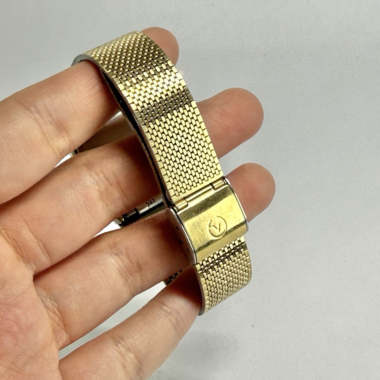 AUREOLE SW-247 Analog Quartz Gold Tone Men Vintage Watch W589 *WORKING