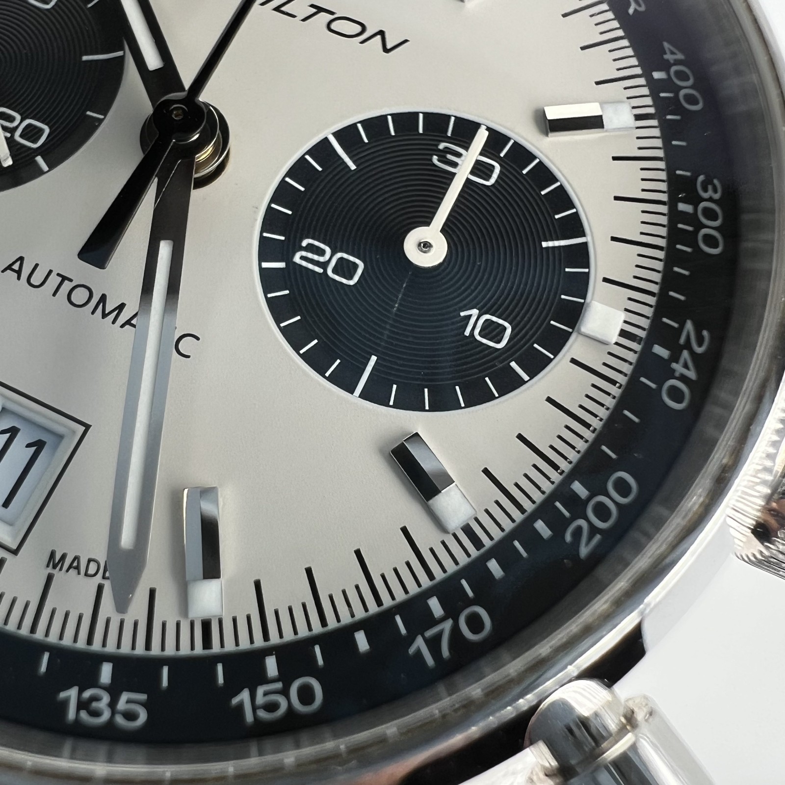 Hamilton Intra-Matic H384160 Automatic Chronograph Men’s Watch Stainless #W-21