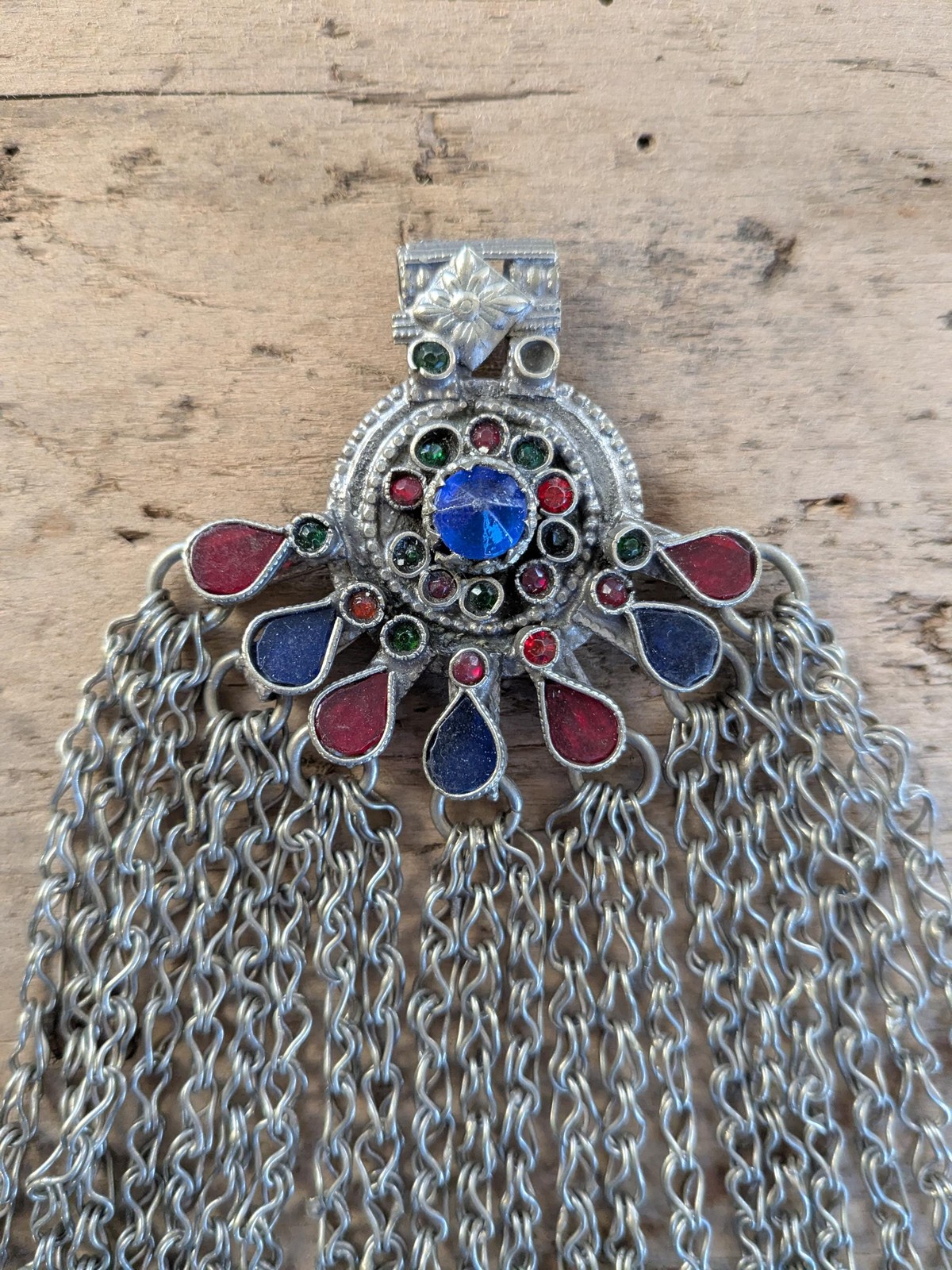 Vintage Waziri Tribal Pendant Jingling Dangles Unique (19314)