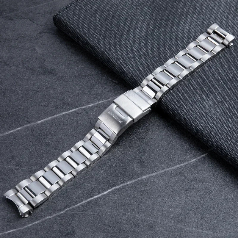 For Longines Hydroconquest Series 19 20 22mm Steel Metal Watch Bracelet Strap