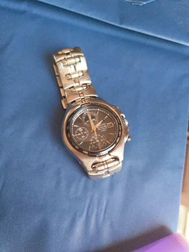 » SEIKO « Mens Vintage Chronograph Quartz Watch ◆ “The Great Blue” [ 7T62-0BC0 ]