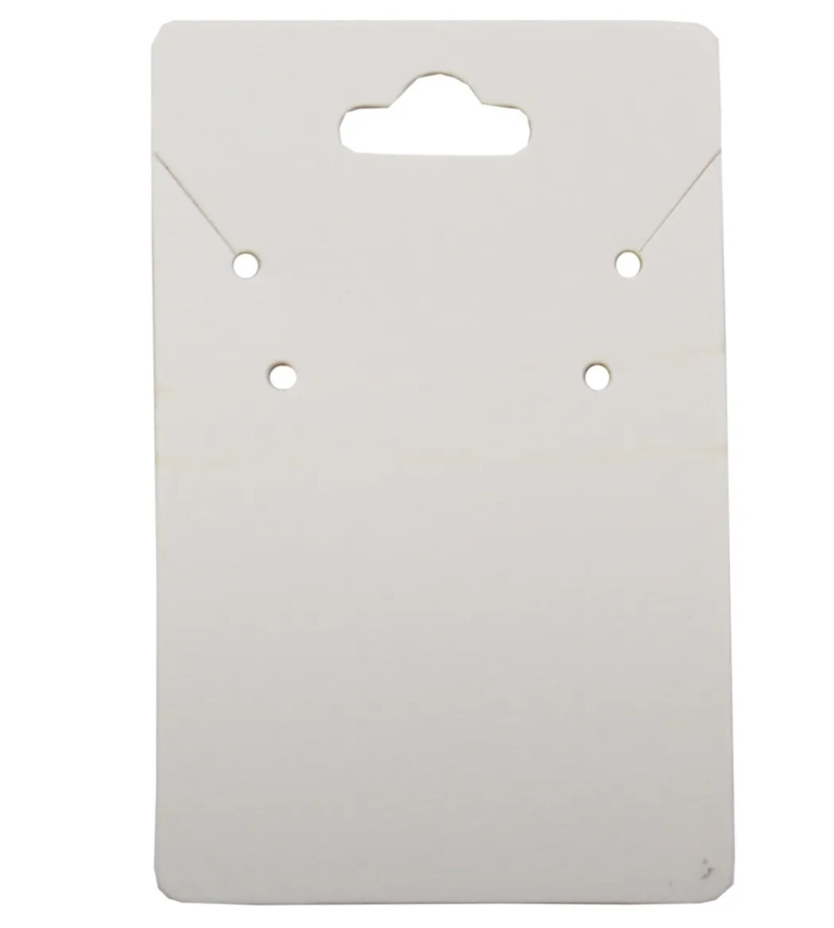 100 Piece Hanging Necklace Card Display 3” X 2” Jewelry Hanging Card – 3 Colors
