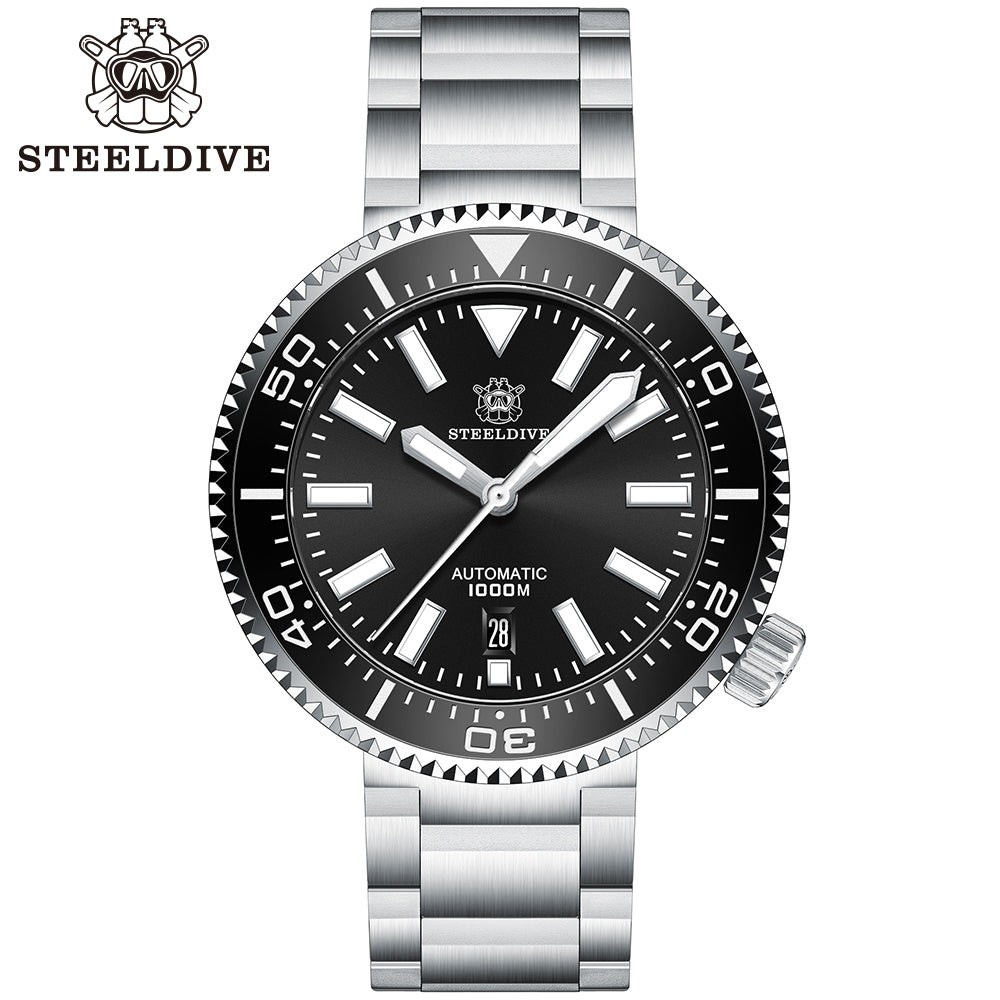 STEELDIVE SD1976 Mens 46mm 1000M Automatic Dive Watch NH35 Sapphire Steel