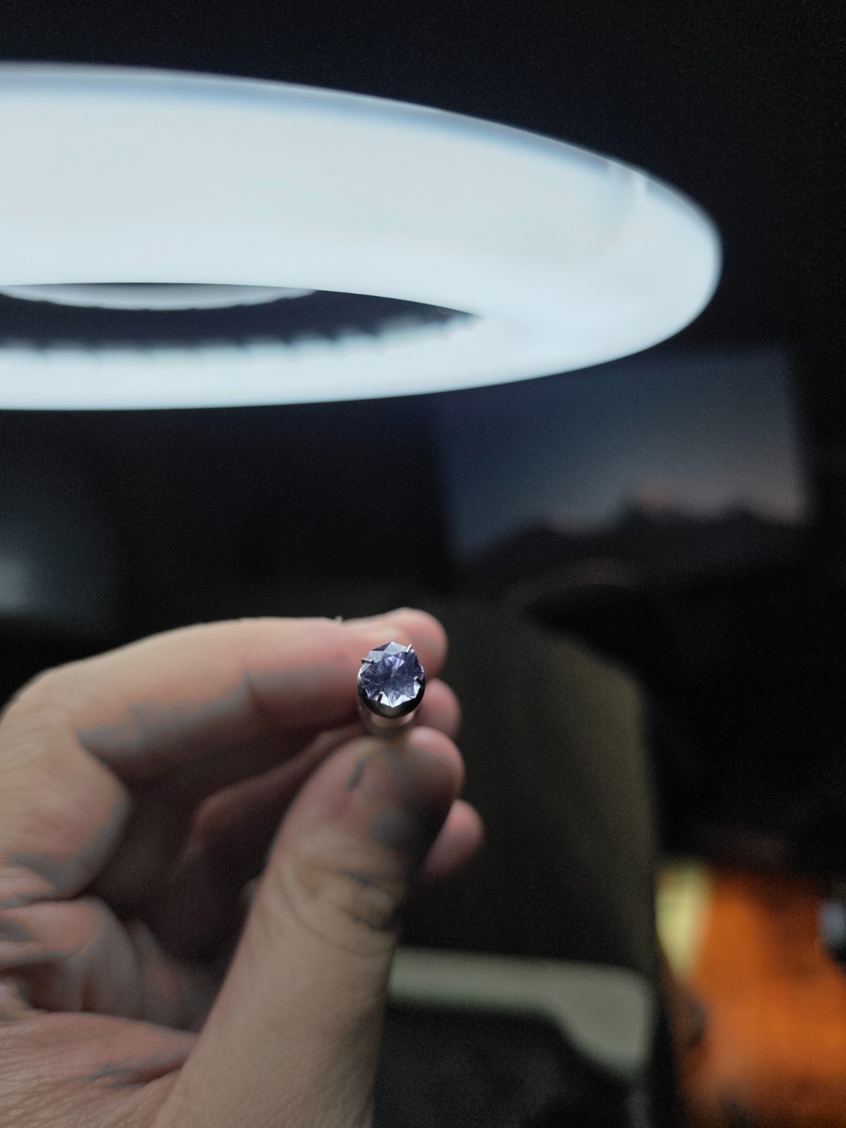 LILAC Lab Garnet YAG – 6.127mmx4.387mm Fantasy Octaganal Round Hand Fabricated