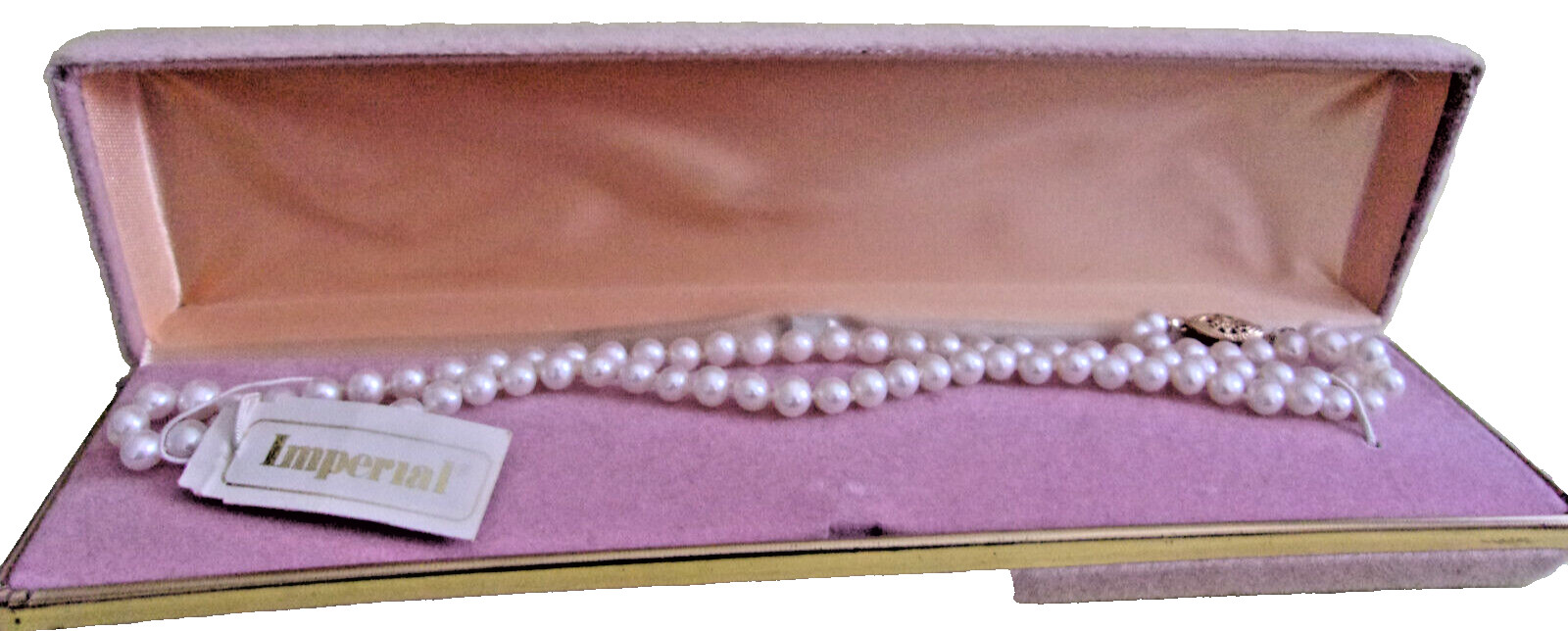 Vintage Imperial 5×5 – 5 MM Pearl 18″in. Necklace See Description