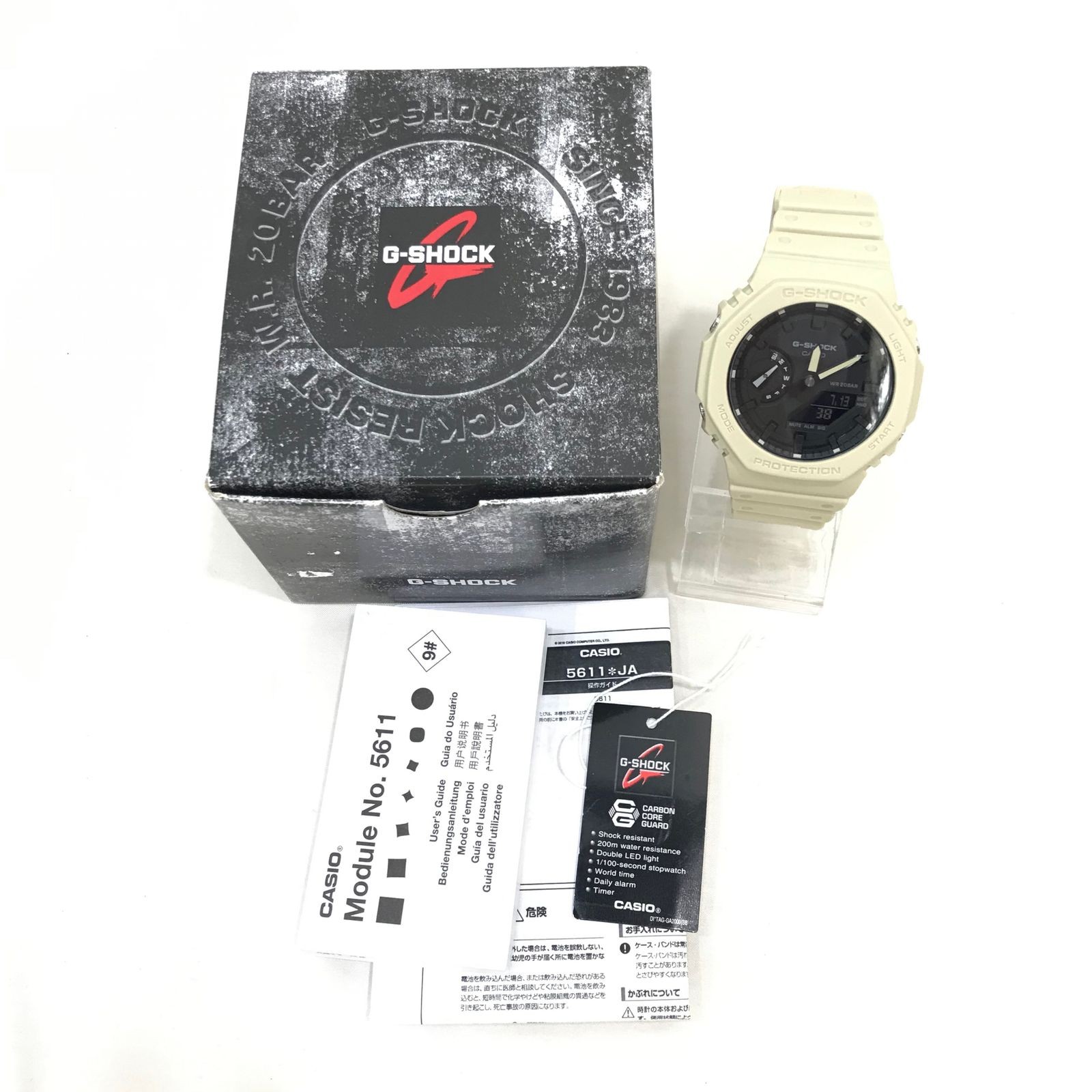 CASIO G-SHOCK GA-2100 5611 with box
