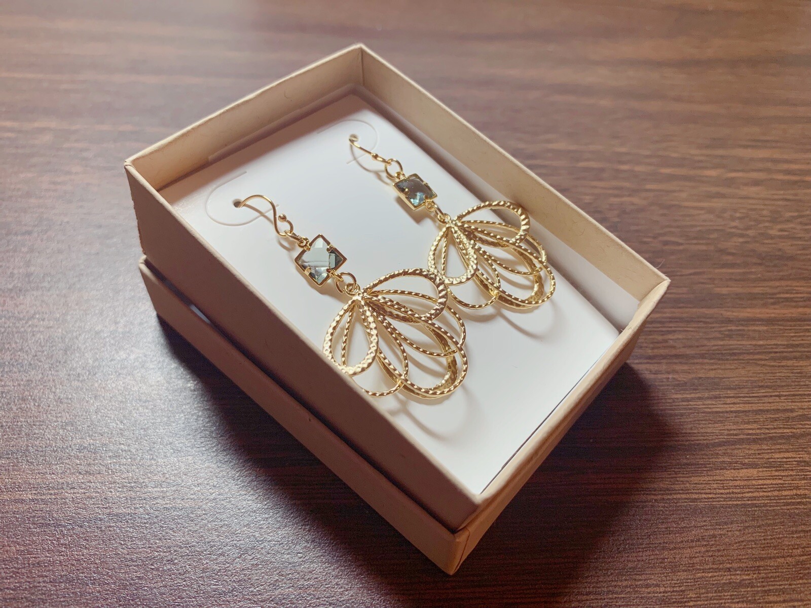 Handmade Multi Choose Korean Style Earrings With Glass Or Pearl (14KT Gold Hook)