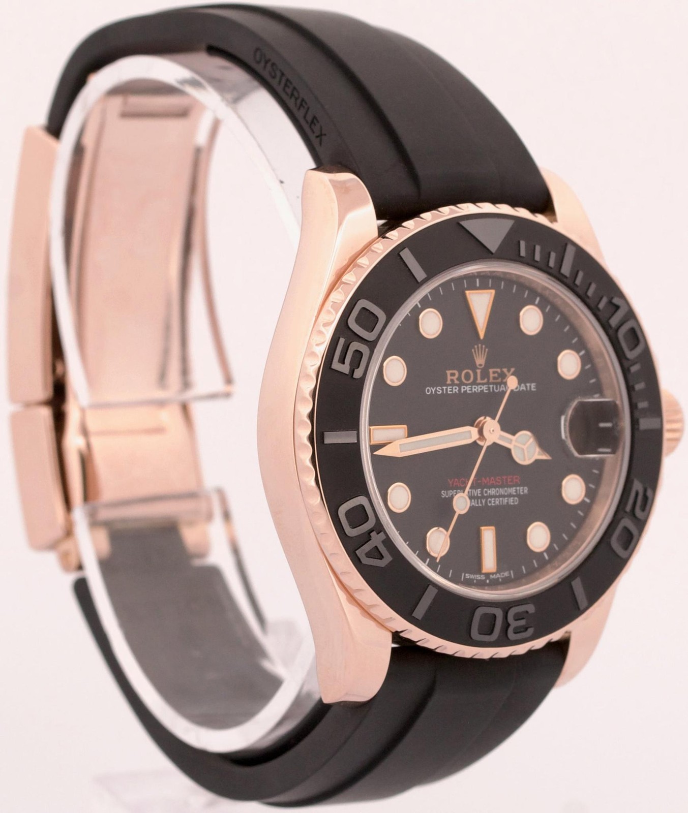 MAR. 2026 RSC PAPERS Rolex Yacht-Master 18K Rose Gold Oysterflex 37mm 268655 BOX