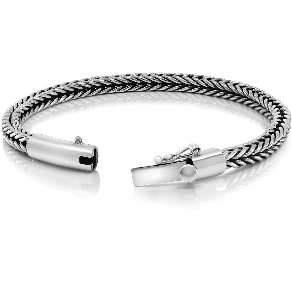 Impressive High Quality men’s Elegant Bracelet made of Solid 925 Sterling Silver
