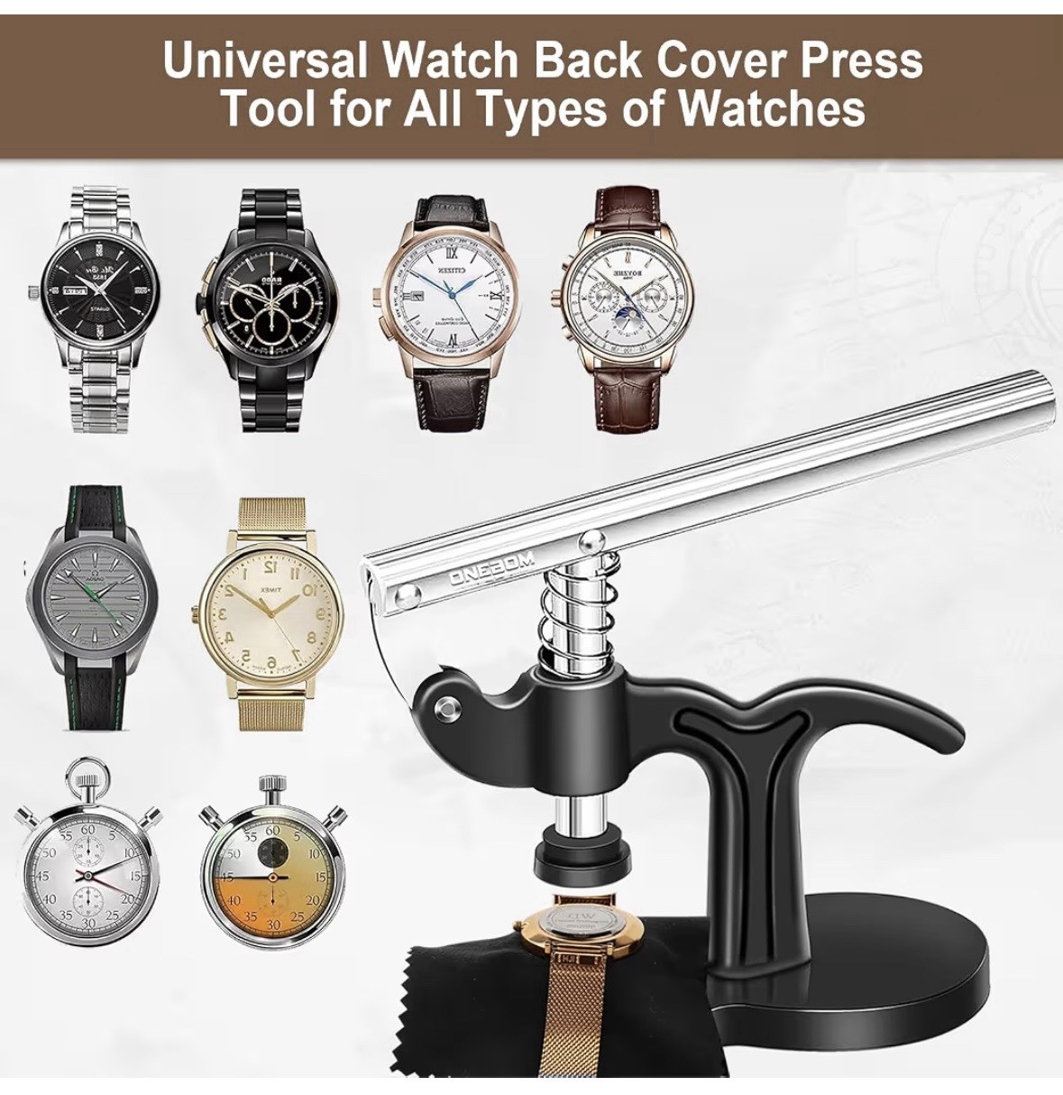 ONEBOM Watch Press Tool Set Repair Kit