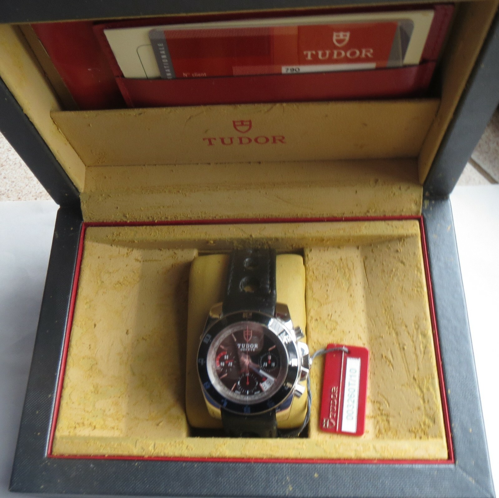 TUDOR GRANTOUR REF 20350N AUTOMATIC CHRONOGRAPH MENS WRISTWATCH
