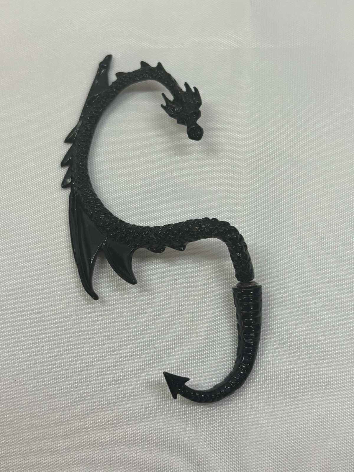 Alchemy England Gothic Dragon Cartilage Ear Cuff Black Pewter