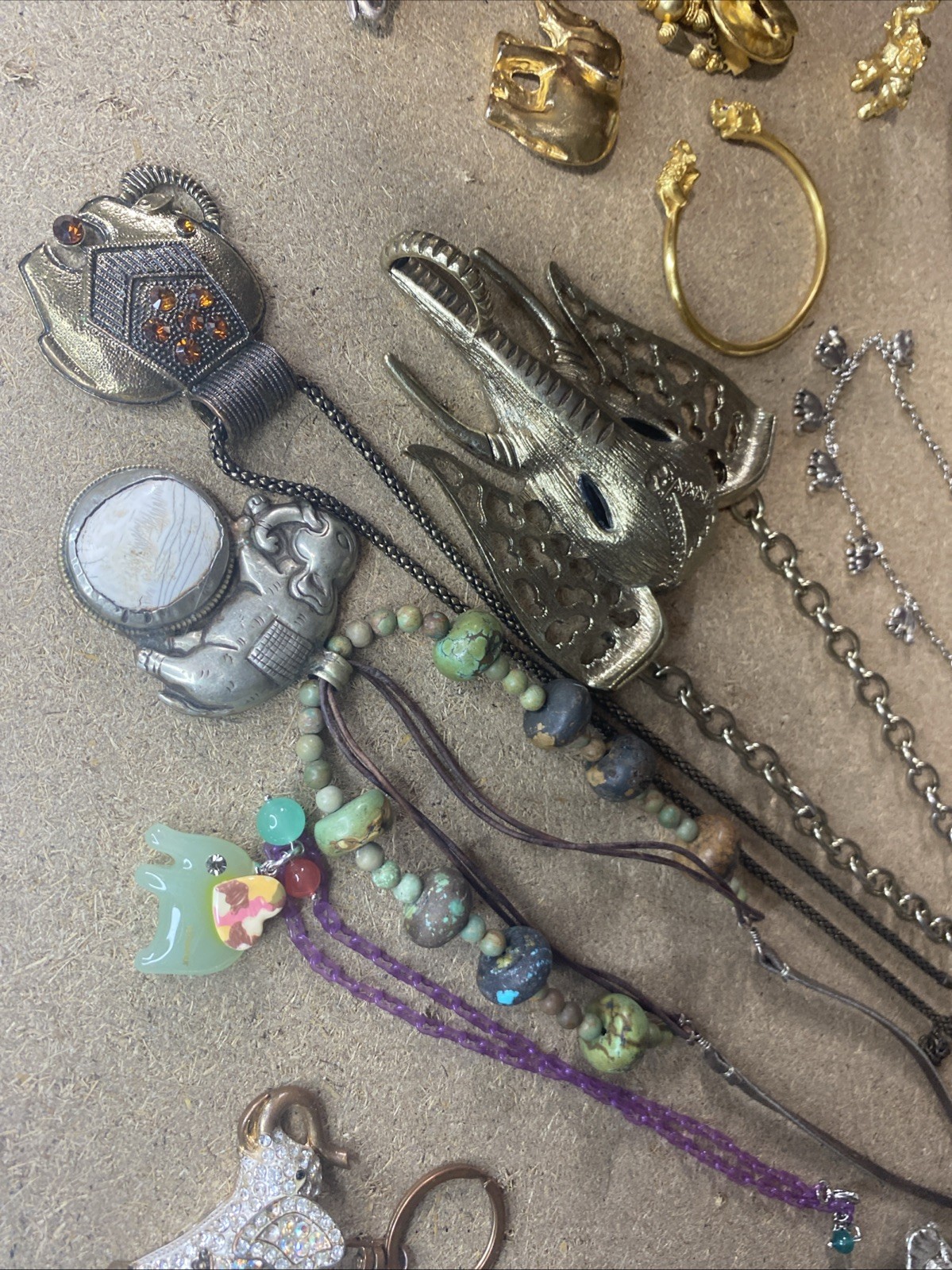 Elephant jewelry and accessories native SW Look Jewelry Lot