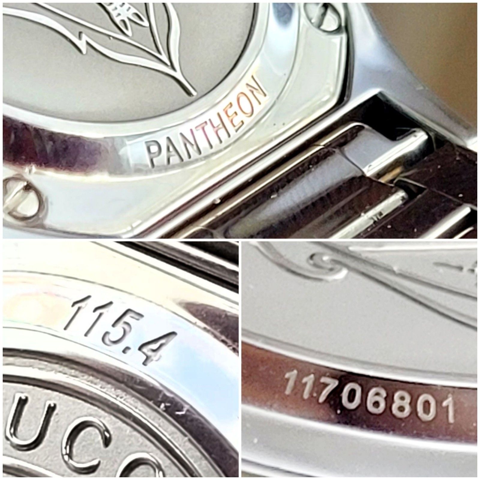 Gucci Pantheon 115.4,Authentic,35MM,Mother Of Pearl Dial,Excellent,Hardly Worn.