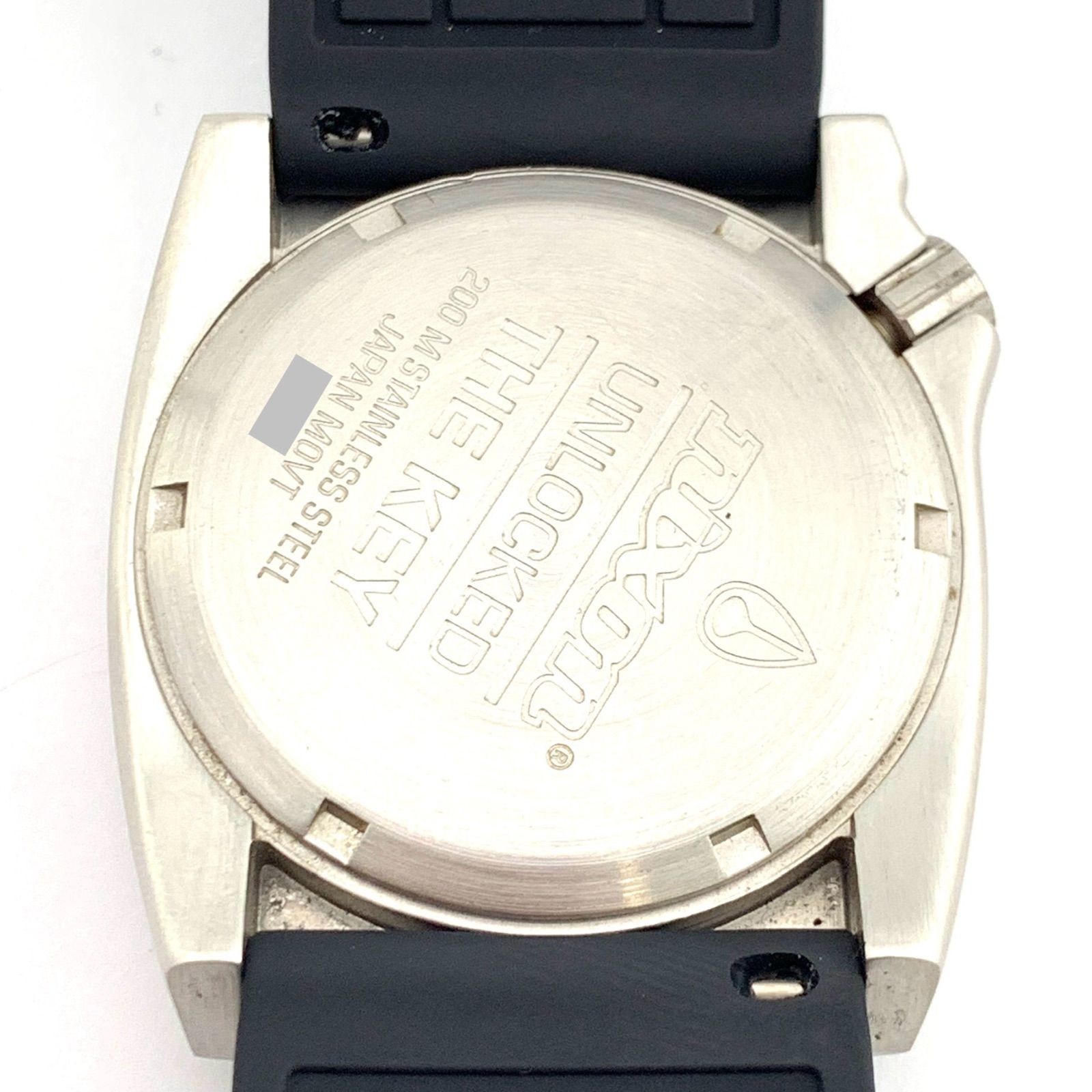 Nixon UNLOCKED THE KEY Quartz men gray Dial Watch Japan – Rank B