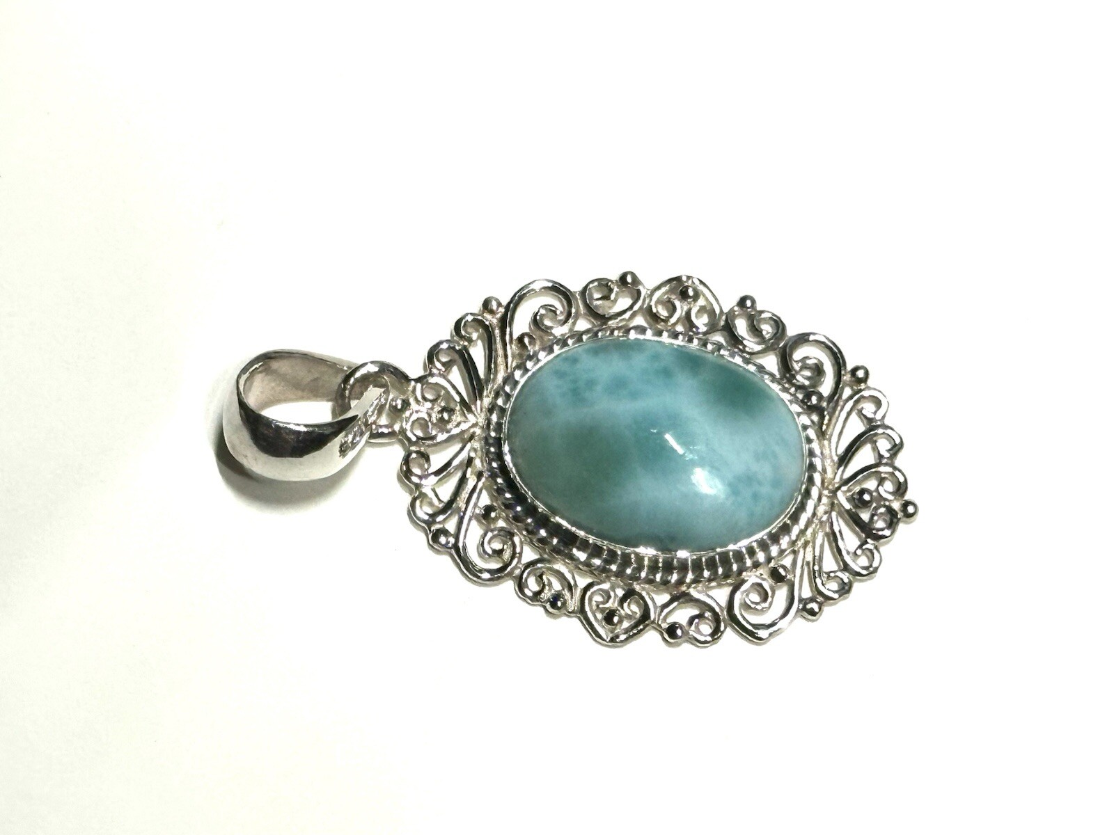 Lariat Solid 925 Sterling Silver Pendant