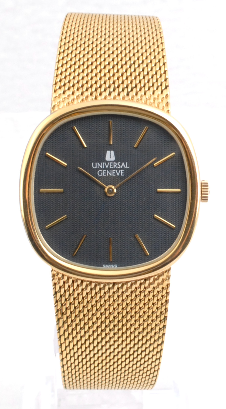 Rare UNIVERSAL GENEVE square Manual 1-42 VINTAGE gold electroplated G 10