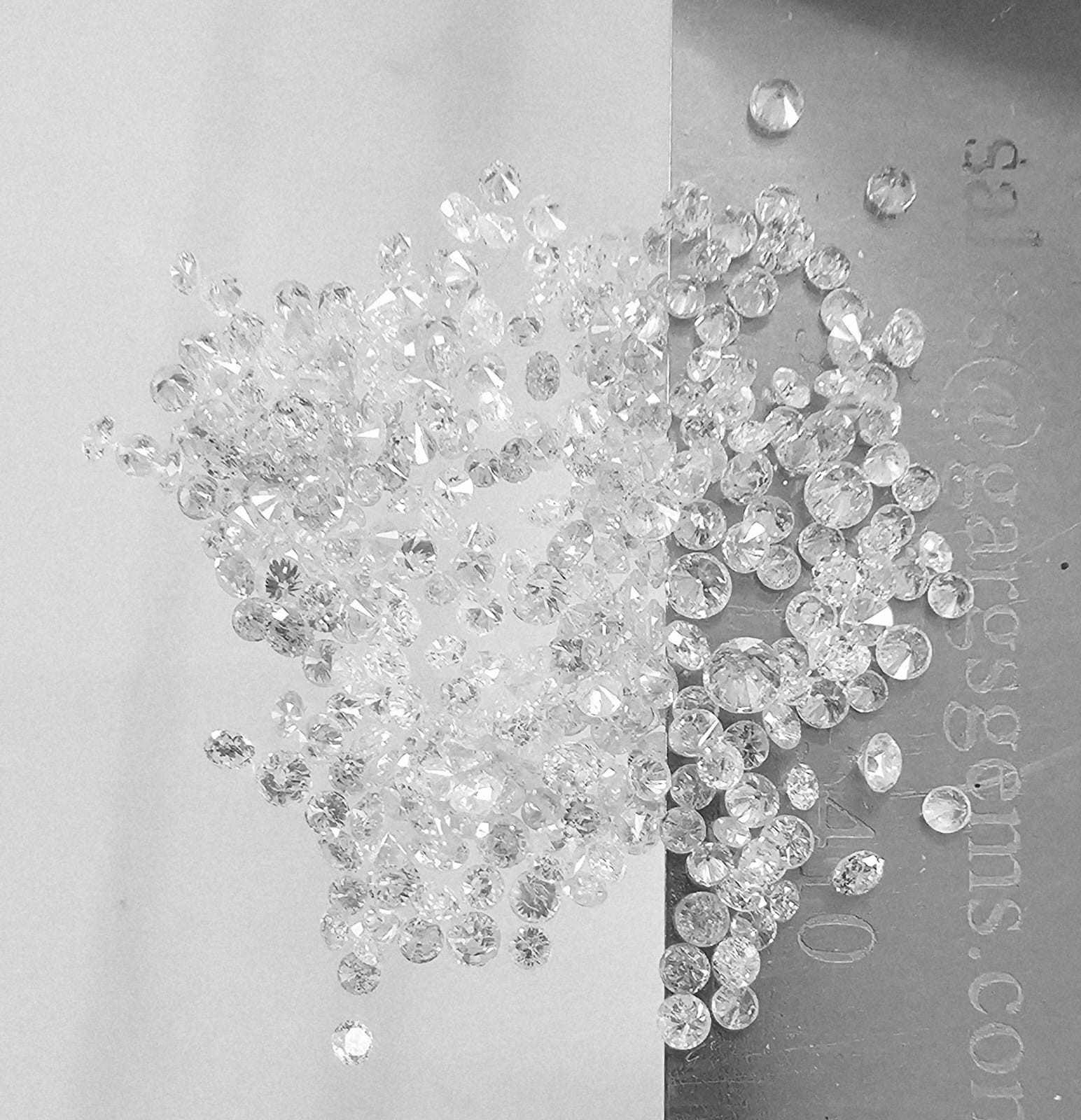 1CT (1.25mm to 2.70mm) I2-I3 Purity Natural white Diamond