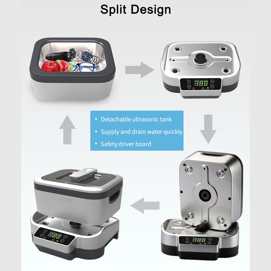 Ultrasonic Cleaner Jewelry Watch Glasses Ring Ultrasound Cleaning Bath Machine