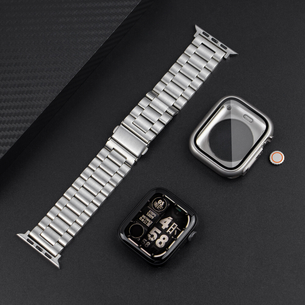 Stainless Steel Band +Case For Apple Watch iWatch 9 8 7 6 5 4 SE 41/40/44/45mm