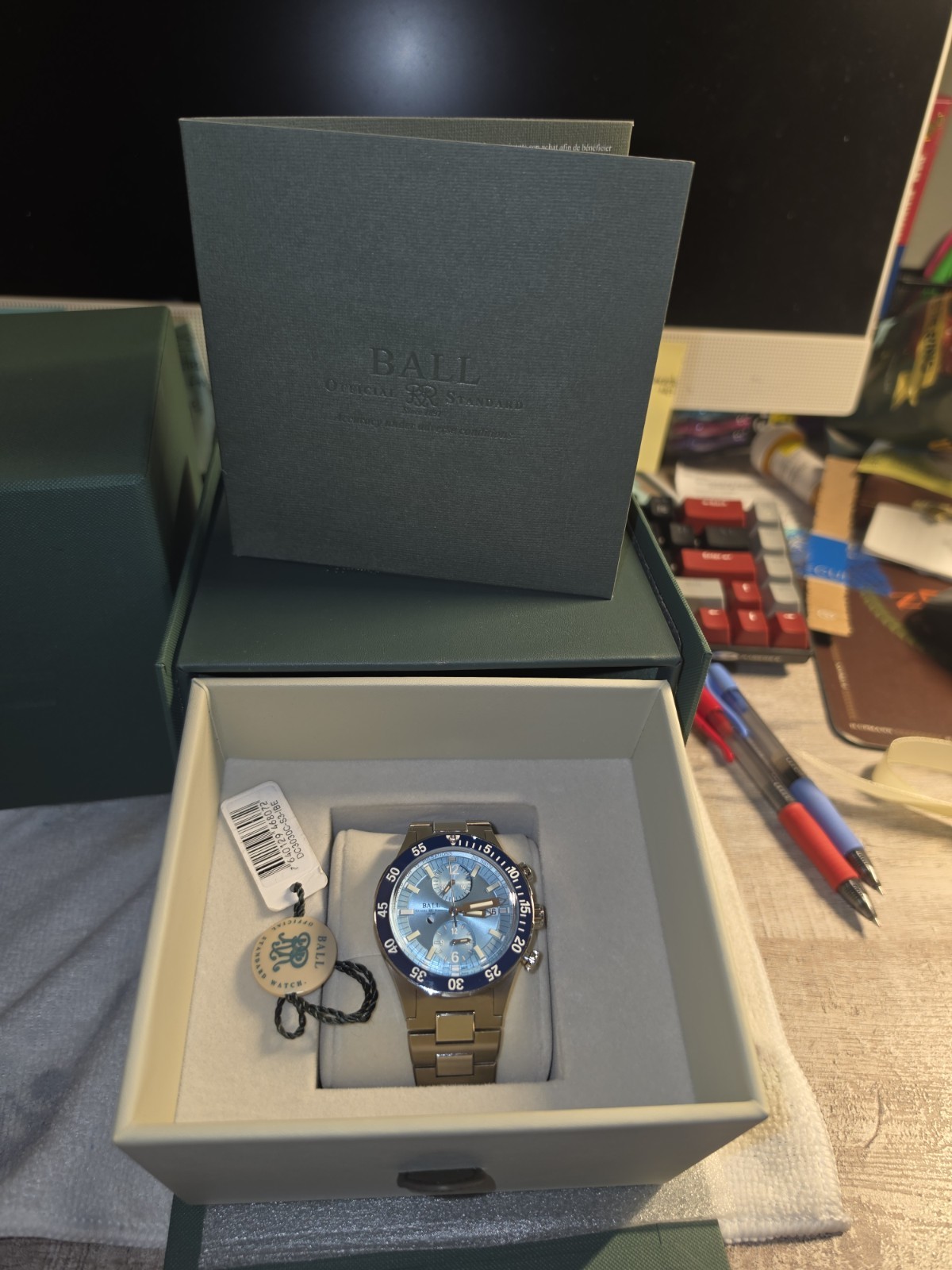 BALL LIMIT EDITION ROADMASTER RESCUE CHRONO BLUE CERAMIC DC3030C-S3-IBE