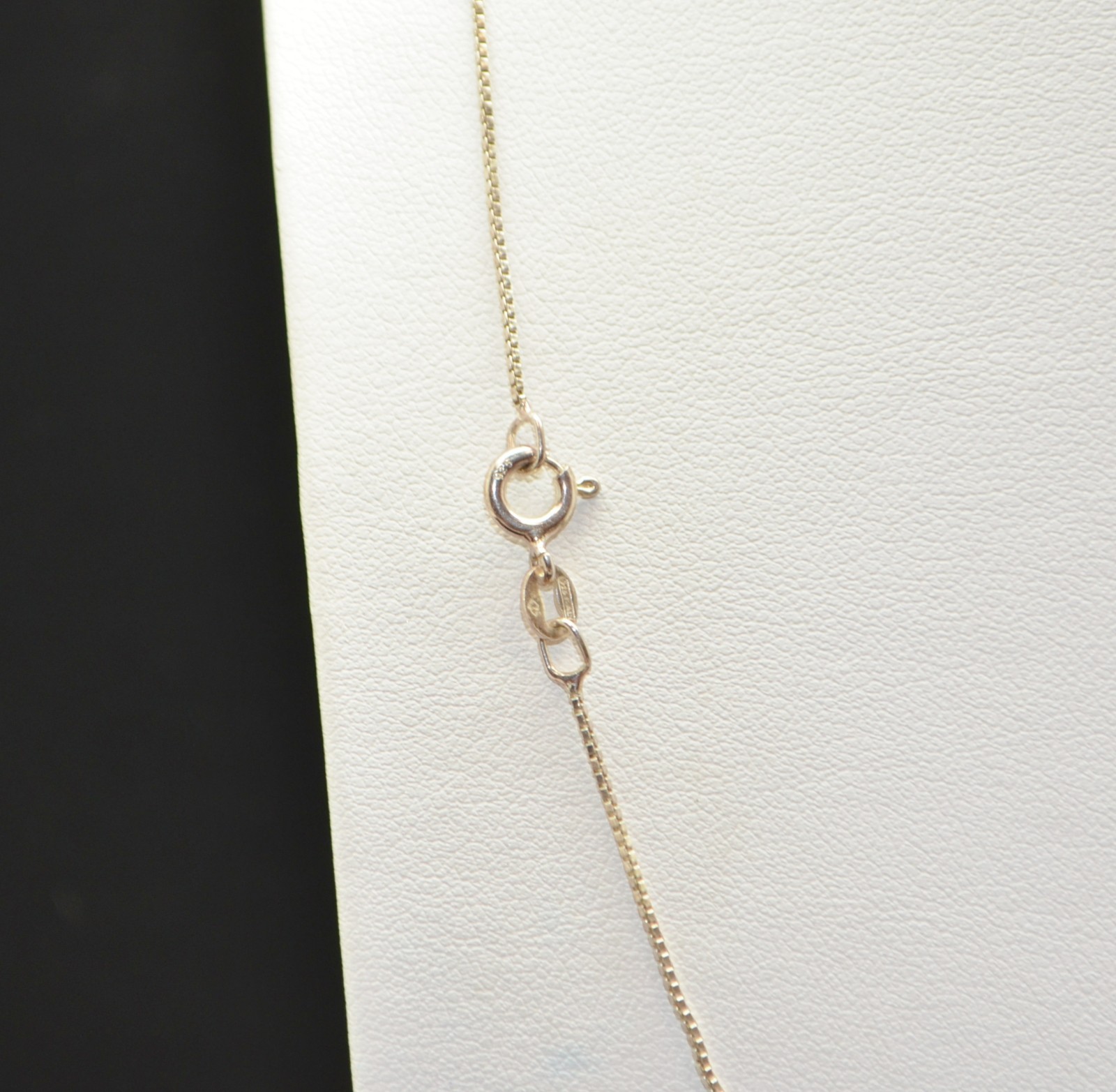 Sterling Silver Box Chain Necklace 18.0″ #FMH203