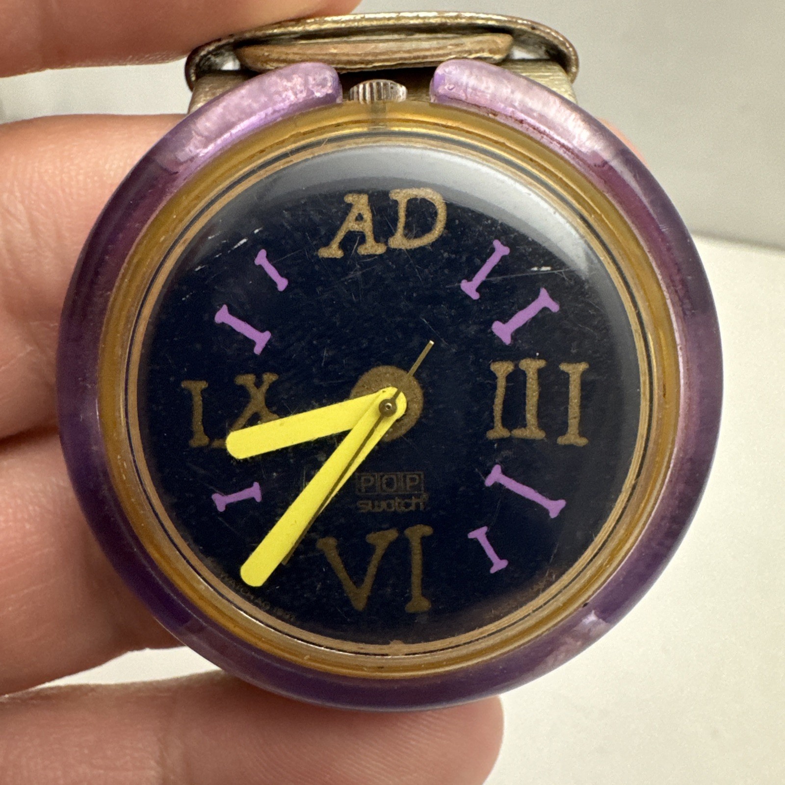 1992 Vintage Pop Swatch “LANCELOT” Needs Battery