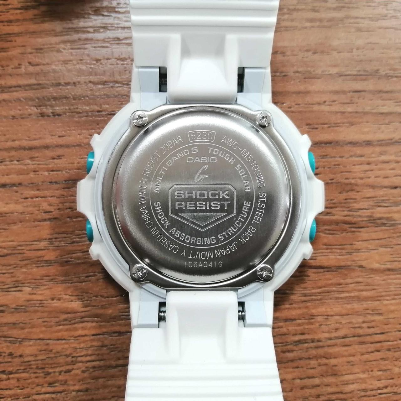CASIO White X Light Blue AWG-M510SWG G-SHOCK
