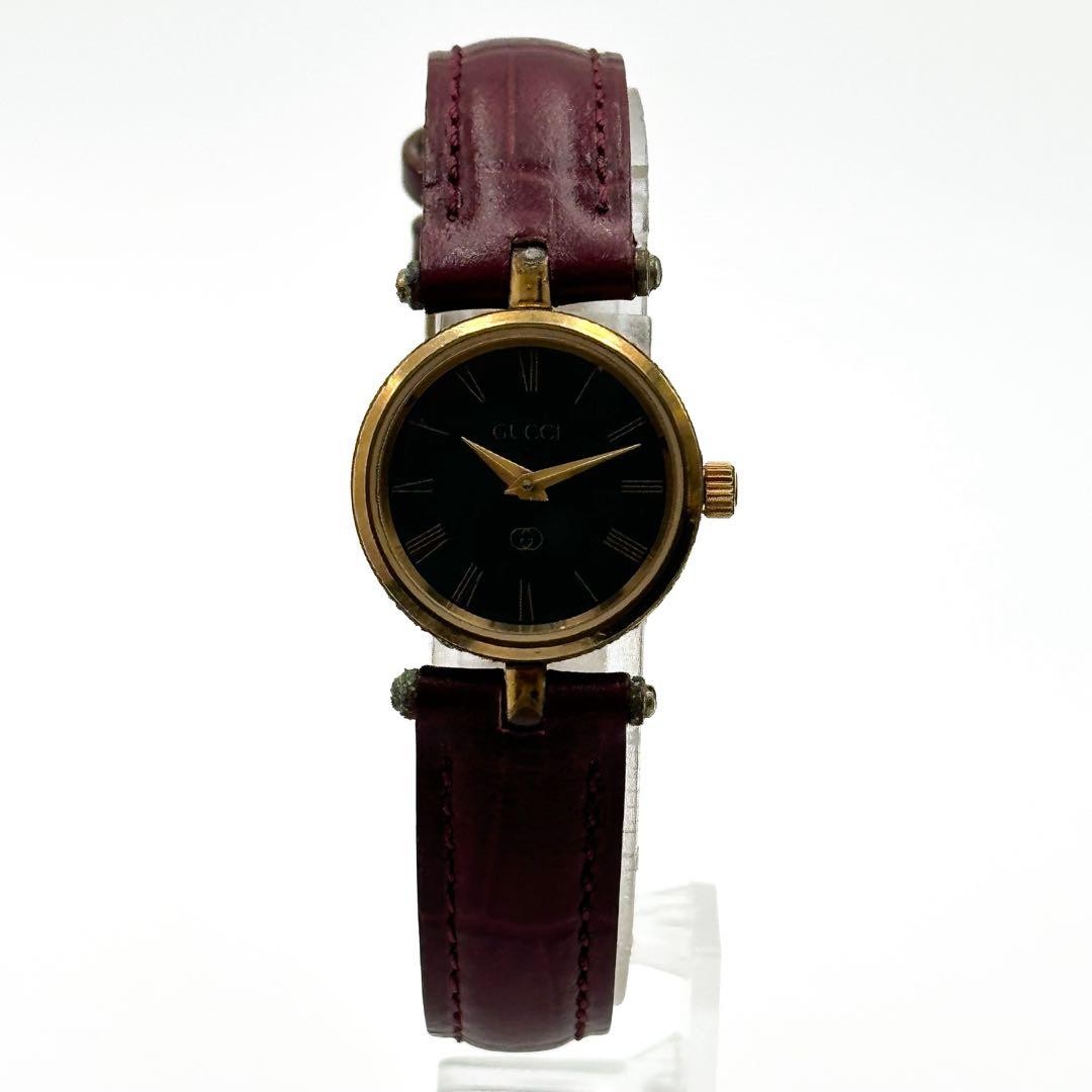 Gucci Sherry Line Quartz Wristwatch Mens Dress Wristwatch Case 21mm wrist 16cm