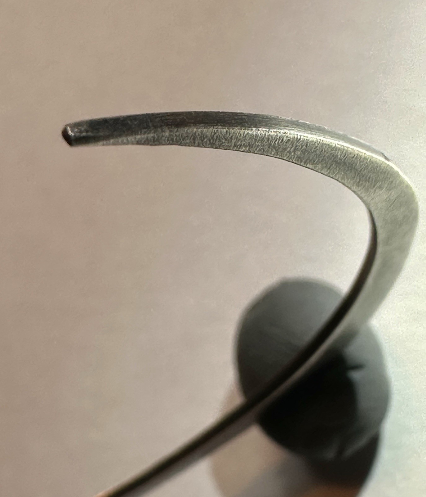 Handmade Sterling or 999 Silver Crescent Pendant, 2+ in from Etsy Boutique