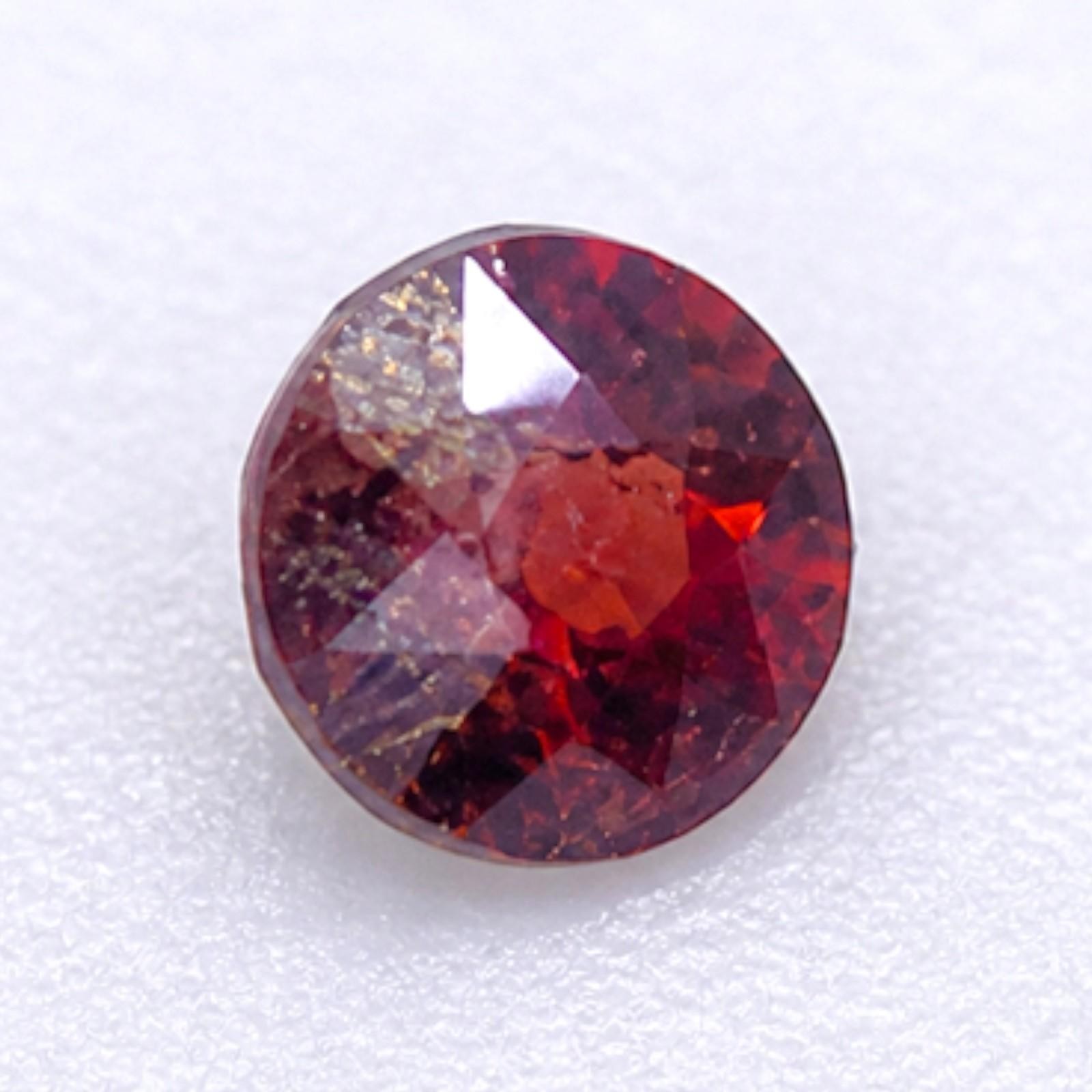 0.09 ct RED PAINITE – MYANMAR – Natural Rare Untreated Faceted EXTREME RARITY