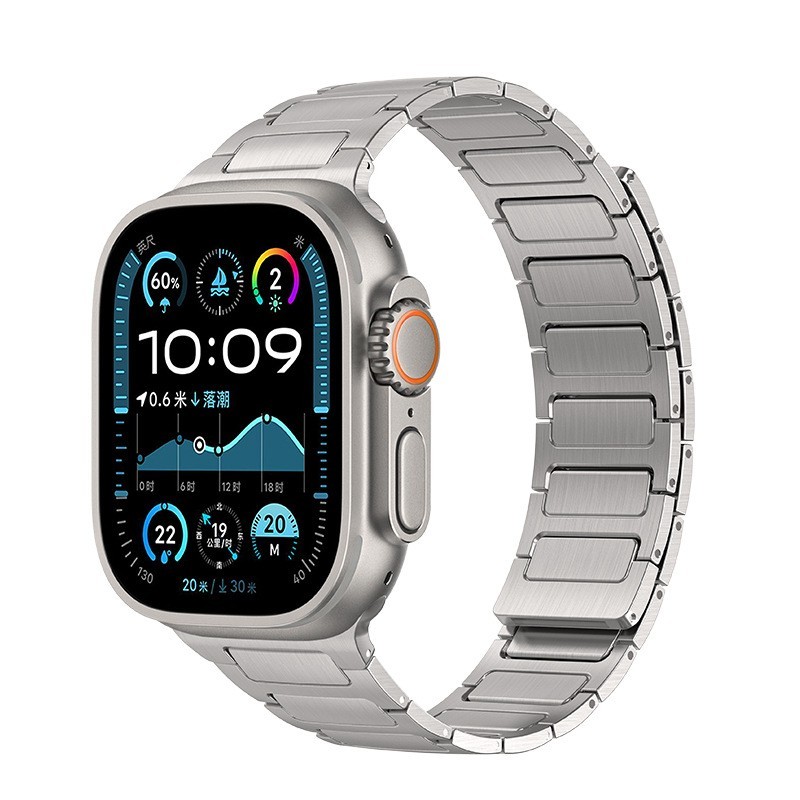 Apple Watch Ultra 3 Titanium Watch Band Luxury Premium Metal Bracelet