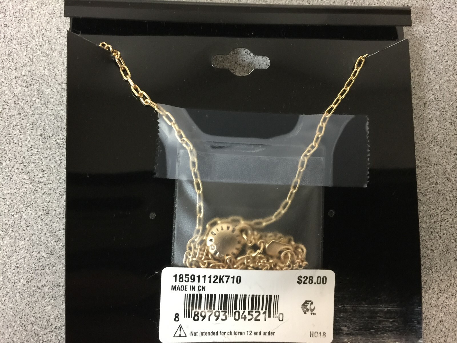 BCBGeneration Hello Collar Necklace, 16″ + 3″ extender – Gold-Tone – New