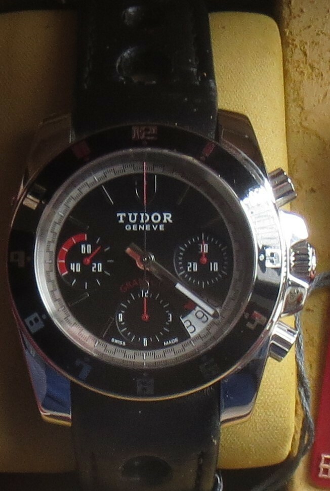 TUDOR GRANTOUR REF 20350N AUTOMATIC CHRONOGRAPH MENS WRISTWATCH