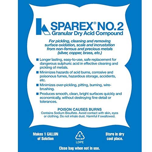 Waymil SPAREX No 2 Granular Dry Acid Compound 10 oz for 10 ounces, vary