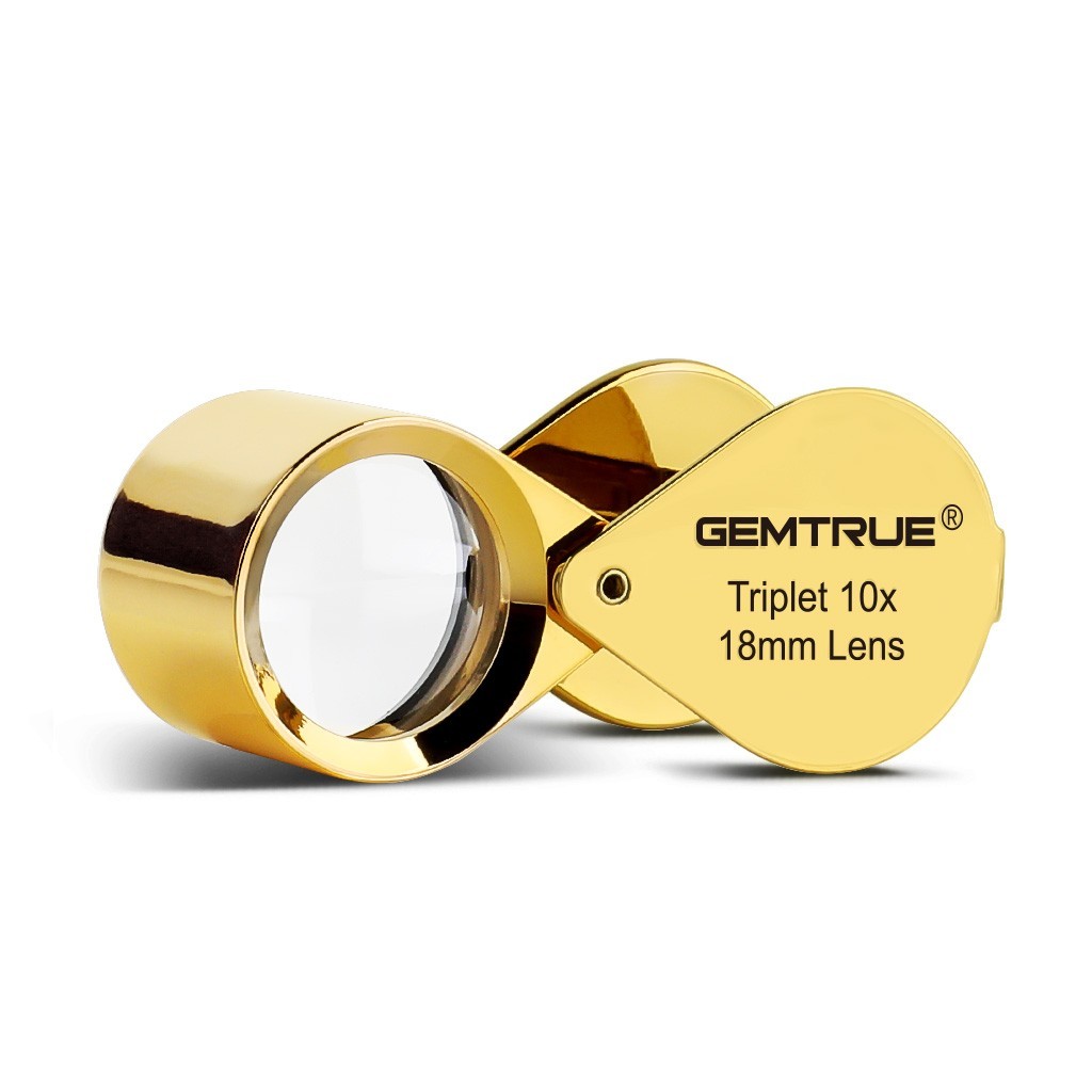 GemTrue 10x Triplet Diamond Loupe 18mm Magnifier DK96001 (3pcs in a pack)
